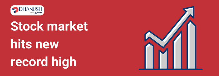 Stock market hits new record high - Dhanush by Ashika