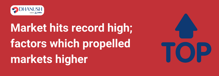 Market hits record high; factors which propelled markets higher - Dhanush by Ashika