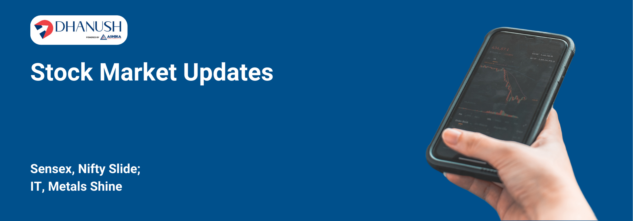 Stock Market Updates: Sensex, Nifty Slide; IT, Metals Shine - MyDhanush Blogs by Ashika