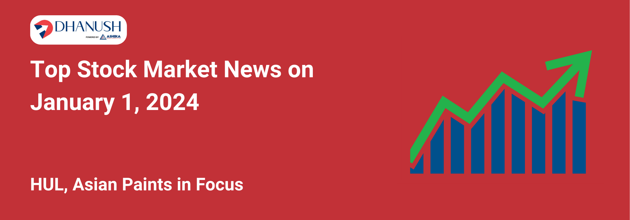 Top Stock Market News on January 1, 2024; HUL, Asian Paints in Focus - MyDhanush Blogs by Ashika