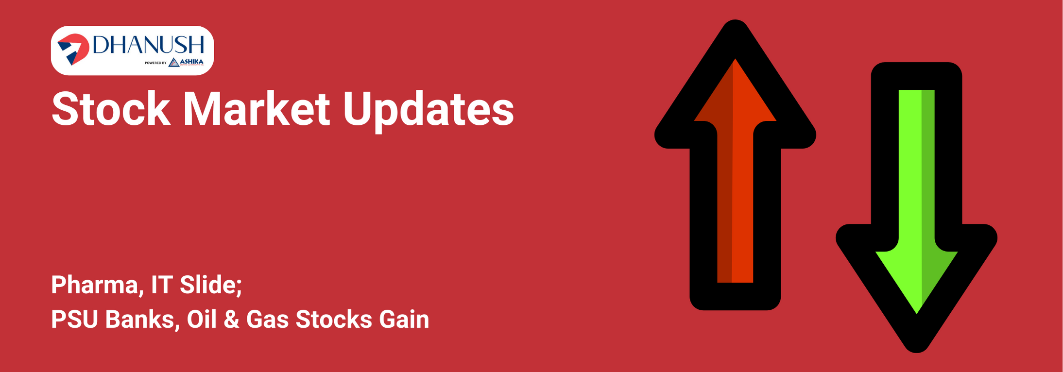 Stock Market Updates: Pharma, IT Slide; PSU Banks, Oil & Gas Stocks Gain - MyDhanush Blogs by Ashika