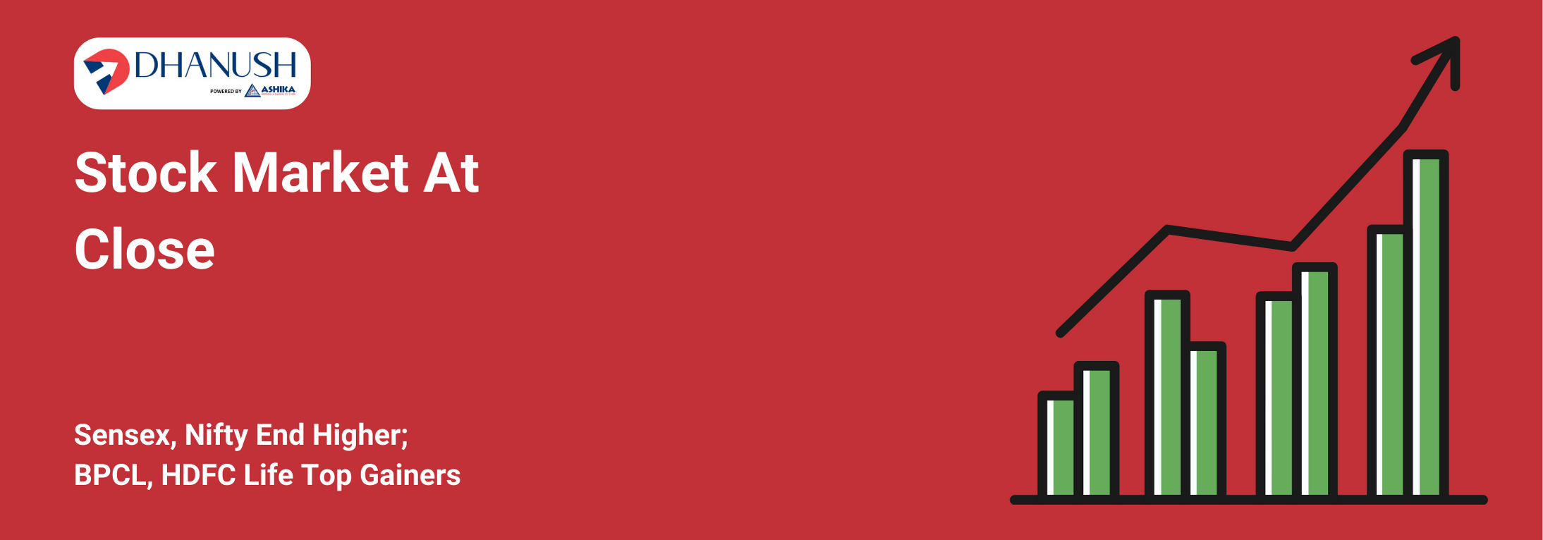 Stock Market At Close: Sensex, Nifty End Higher; BPCL, HDFC Life Top Gainers - MyDhanush Blogs by Ashika