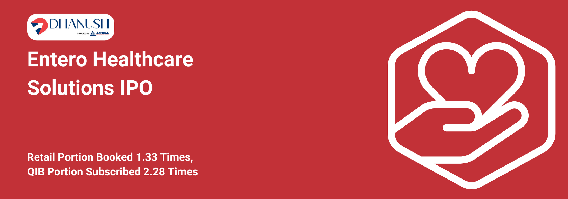 Entero Healthcare Solutions IPO: Retail Portion Booked 1.33 Times, QIB Portion Subscribed 2.28 Times