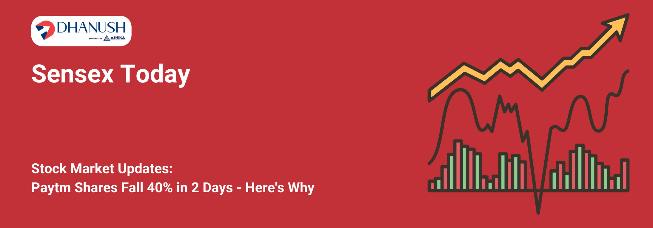 Sensex Today | Stock Market Updates: Paytm Shares Fall 40% in 2 Days - Here's Why - MyDhanush Blogs by Ashika