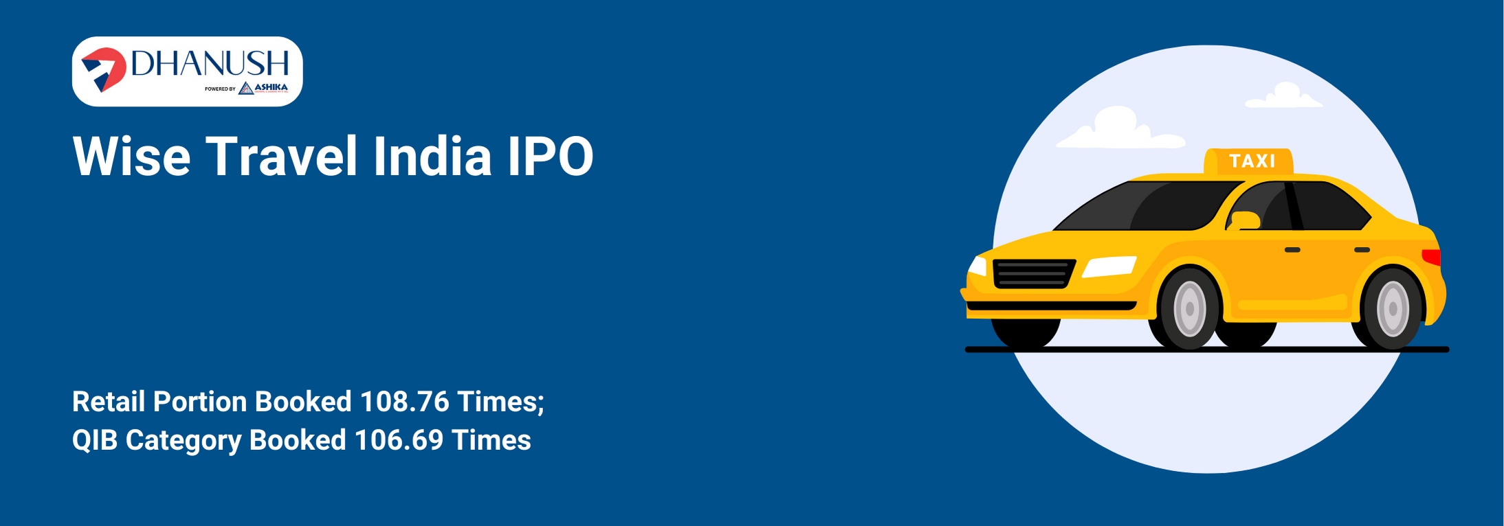 Wise Travel India IPO: Retail Portion Booked 108.76 Times; QIB Category Booked 106.69 Times