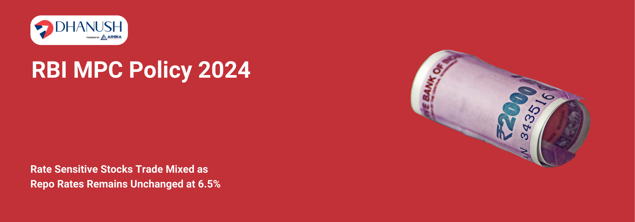 RBI MPC Policy 2024: Rate Sensitive Stocks Trade Mixed as Repo Rates Remains Unchanged at 6.5 - MyDhanush Blogs by Ashika