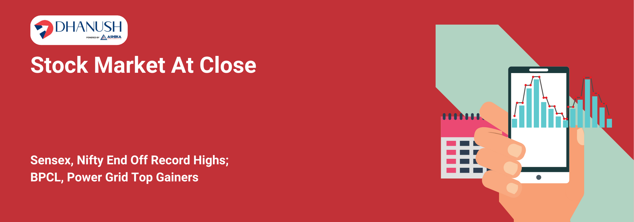 Stock Market At Close: Sensex, Nifty End Off Record Highs; BPCL, Power Grid Top Gainers - MyDhanush Blogs by Ashika