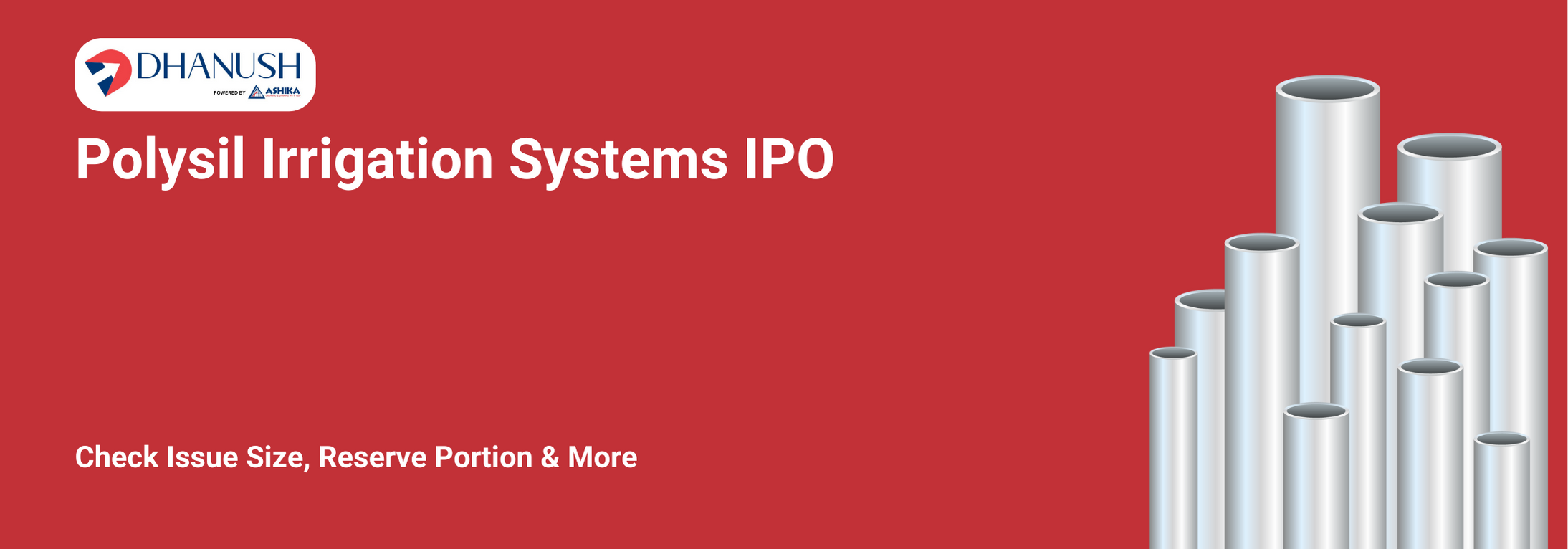 Polysil Irrigation Systems IPO: Check Issue Size, Reserve Portion & More
