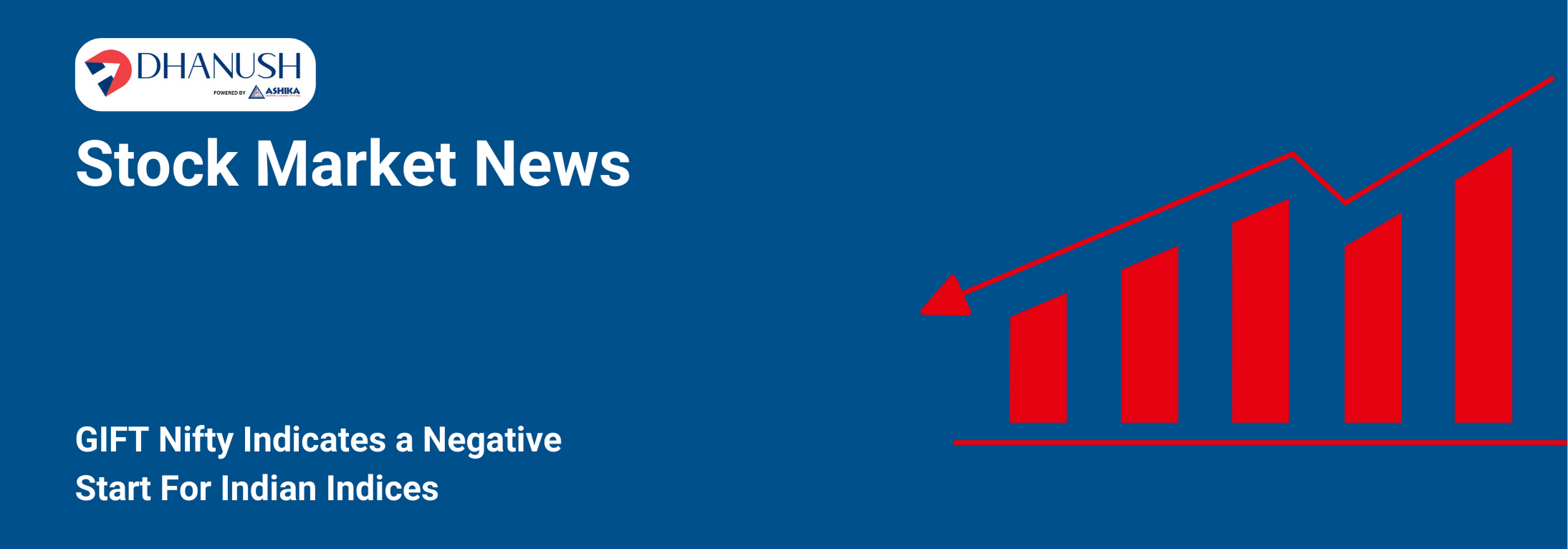 Stock Market News: GIFT Nifty Indicates a Negative Start For Indian Indices - MyDhanush Blogs by Ashika