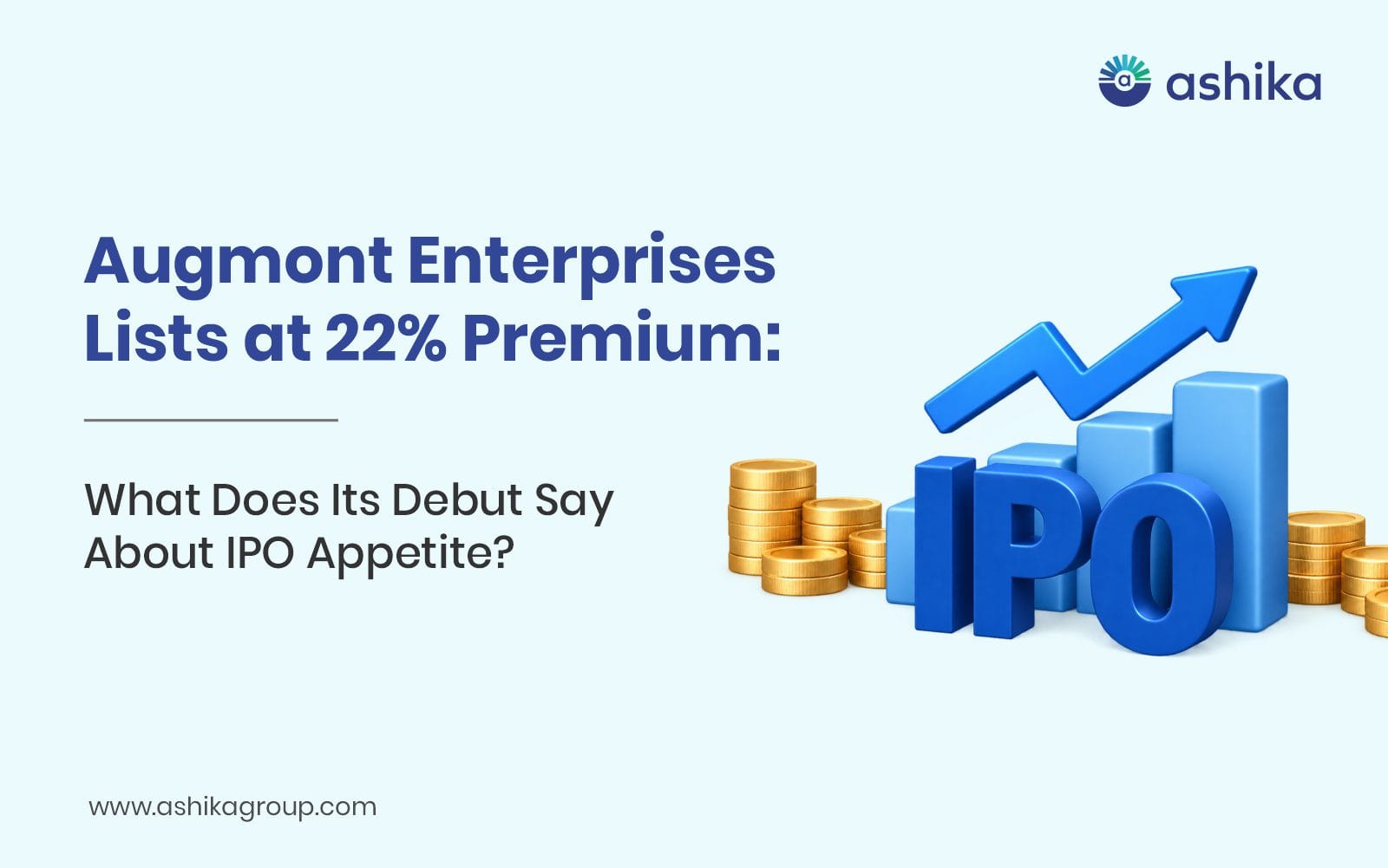Augmont Enterprises is listed at a 22% premium: what does its debut indicate about the appetite for IPOs?