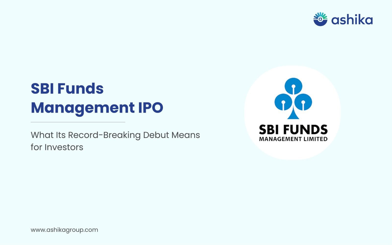 SBI Funds Management IPO: What Its Record-Breaking Debut Means for Investors