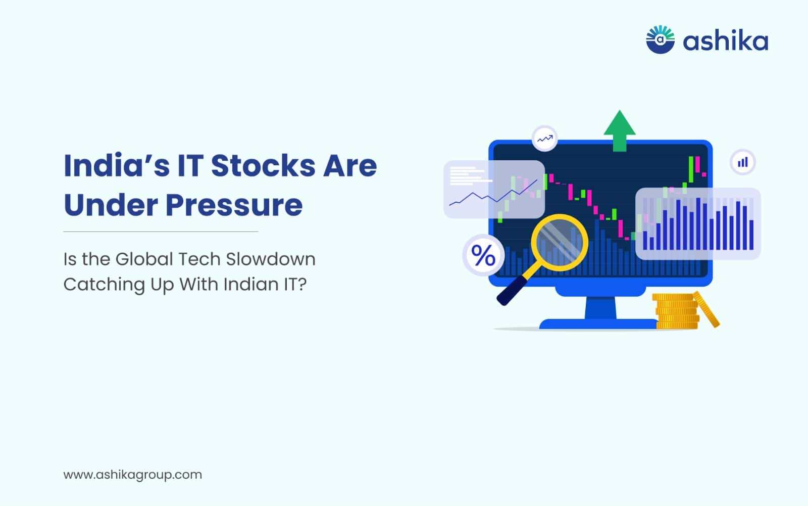 India’s IT Stocks Are Under Pressure: Is the Global Tech Slowdown Catching Up With Indian IT?