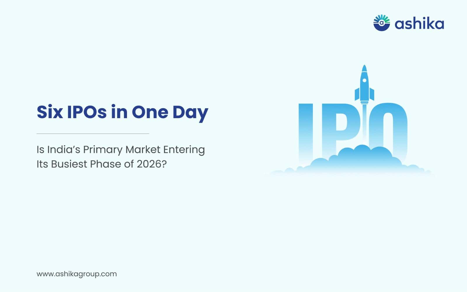 Six IPOs in One Day: Is India’s Primary Market Entering Its Busiest Phase of 2026?